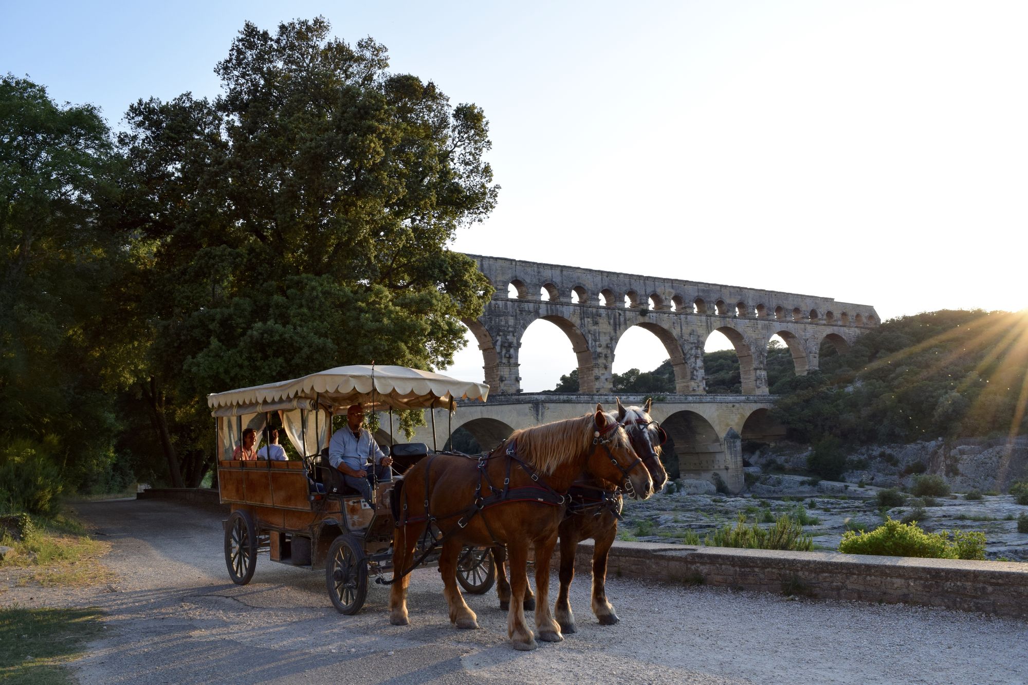 le pont en calèche